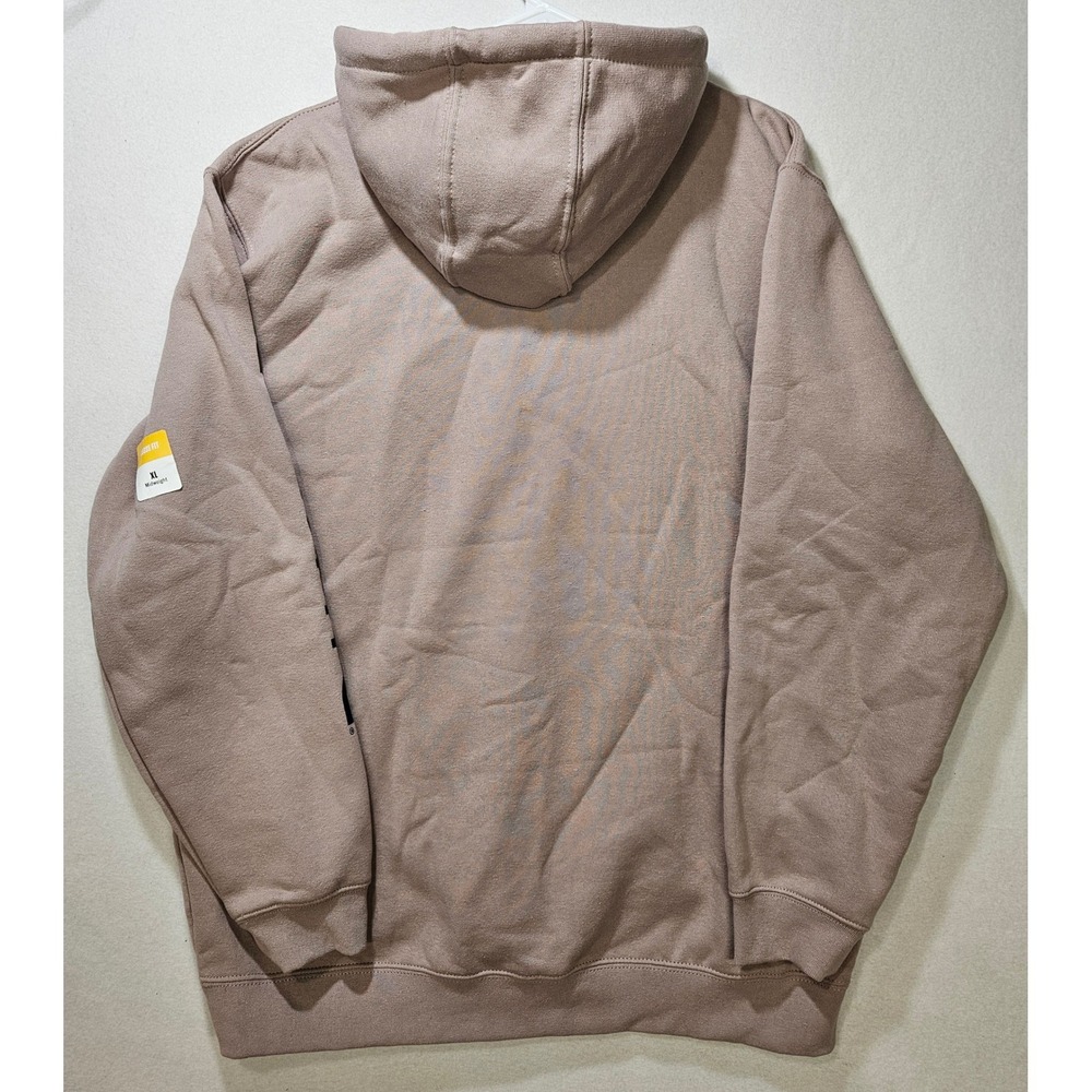 Carhartt Loose Fit Midweight Logo Sleeve Graphic Hoodie "Mink" Men's Size XL NEW - Picture 2 of 9